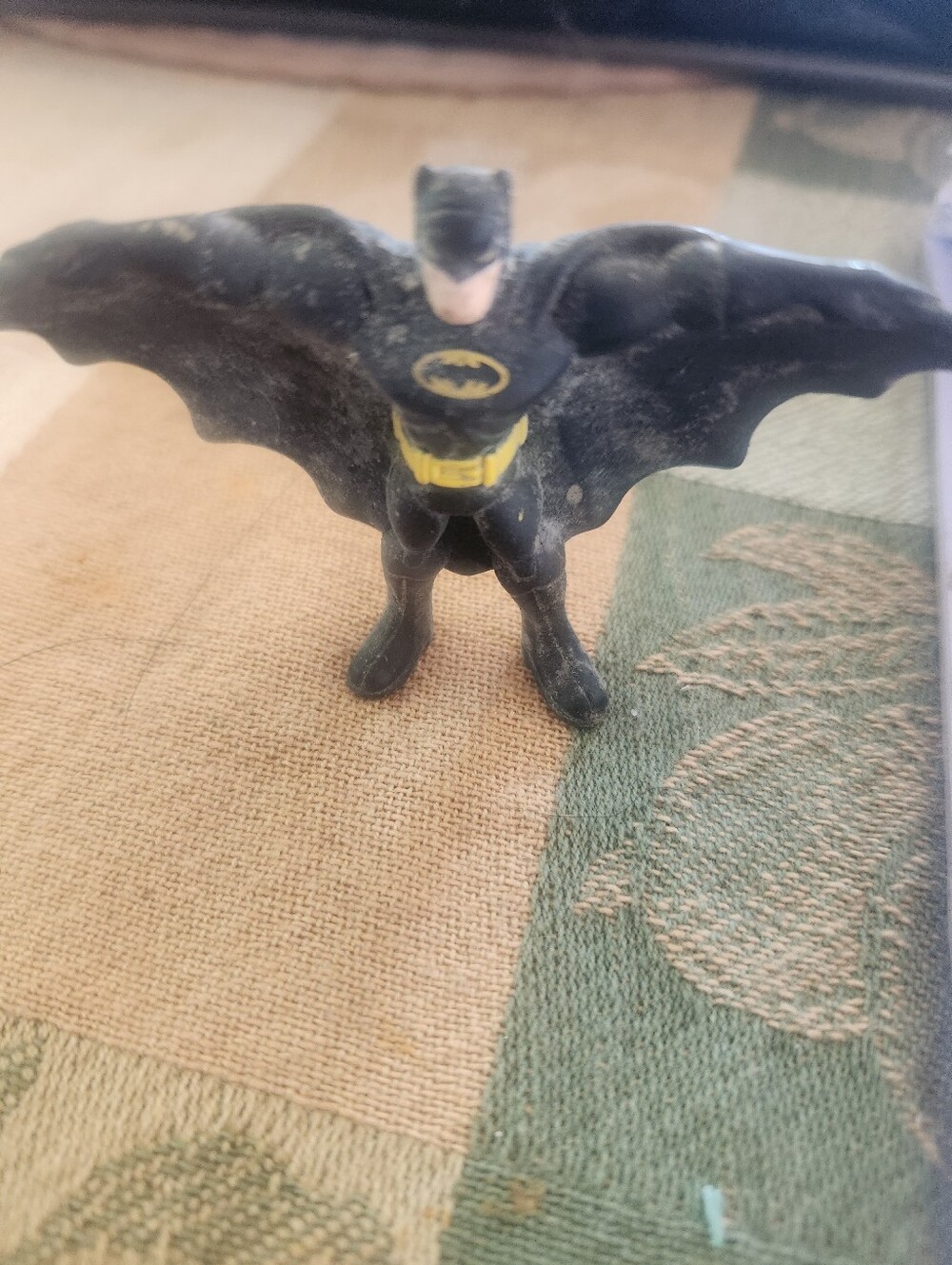 Batman Kids Action Figure - Black & Yellow Superhero Toy Mini